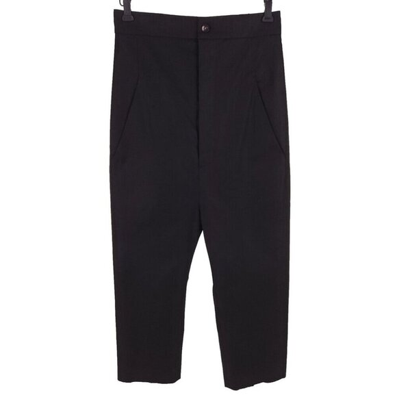 Rick Owens RUNWAY Dirt S/S 18 High Waisted Trousers 48 US 32 M Mens Black $1230 - Picture 2 of 12